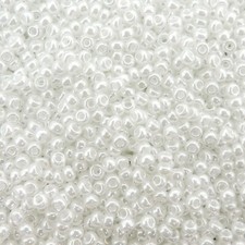 Miyuki Round Seed Beads Size 11/0 24 Grams 5 Inch Tube Pearl Ceylon White 11-420