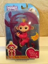 Wow Wee Fingerlings Baby Monkey Bella Pink Monkey
