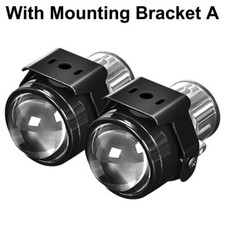 2x 2.5 Bi-xenon Hid Fog Light Lens Projector Lens Fog Lamp Hi-low Beam Retrofit 2x 2.5 Bi-xenon Hid Fog Light Lens Projector Lens Fog Lamp Hi-low Beam Retrofit
