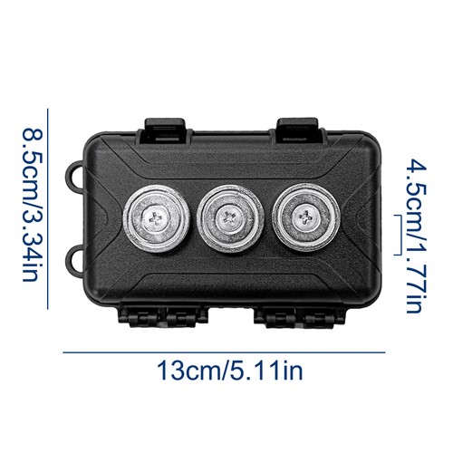 Magnetic Key Box, Hide A Key Magnetic Car Key Holder Key Hider For Car Travel - Picture 2 of 12