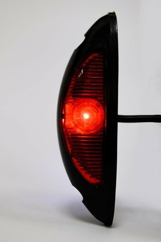 Lámparas de contorno rojo-blanco con marcador lateral de montaje vertical 2x12-24V con marca E - Imagen 4 de 9