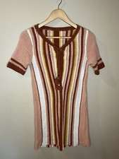 Free People Women’s Mini Short Sleeve Sweater Dress Size XS