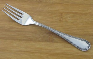 Towle-Beaded-Antique-Salad-Dessert-Fork-7-1-4-034-VGC-18-8-Germany-Stainless