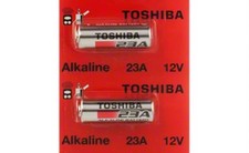 2 A23 Toshiba 23A 23AE 21/23 GP23 23GA MN21 12 Volt 12v Battery