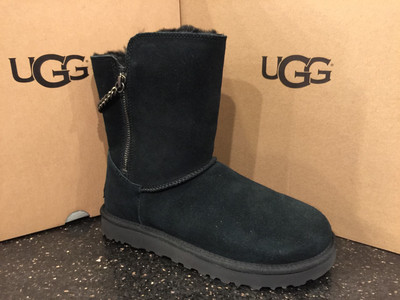 ugg classic short sparkle zip