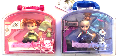 Lot of Disney Animators' Collection Frozen Elsa Anna Mini