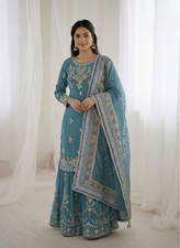 Designer Indian Pakistani Salwar Kameez Bollywood Dress Party Wear Suit Wedding