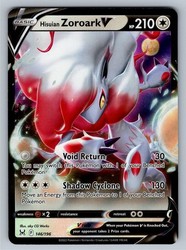 Hisuian Zoroark V 146/196 Lost Origin Ultra Rare Holo