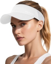 Lightweight Sports Sun Visor Hat Moisture Wicking Cap for Golf Tennis Running