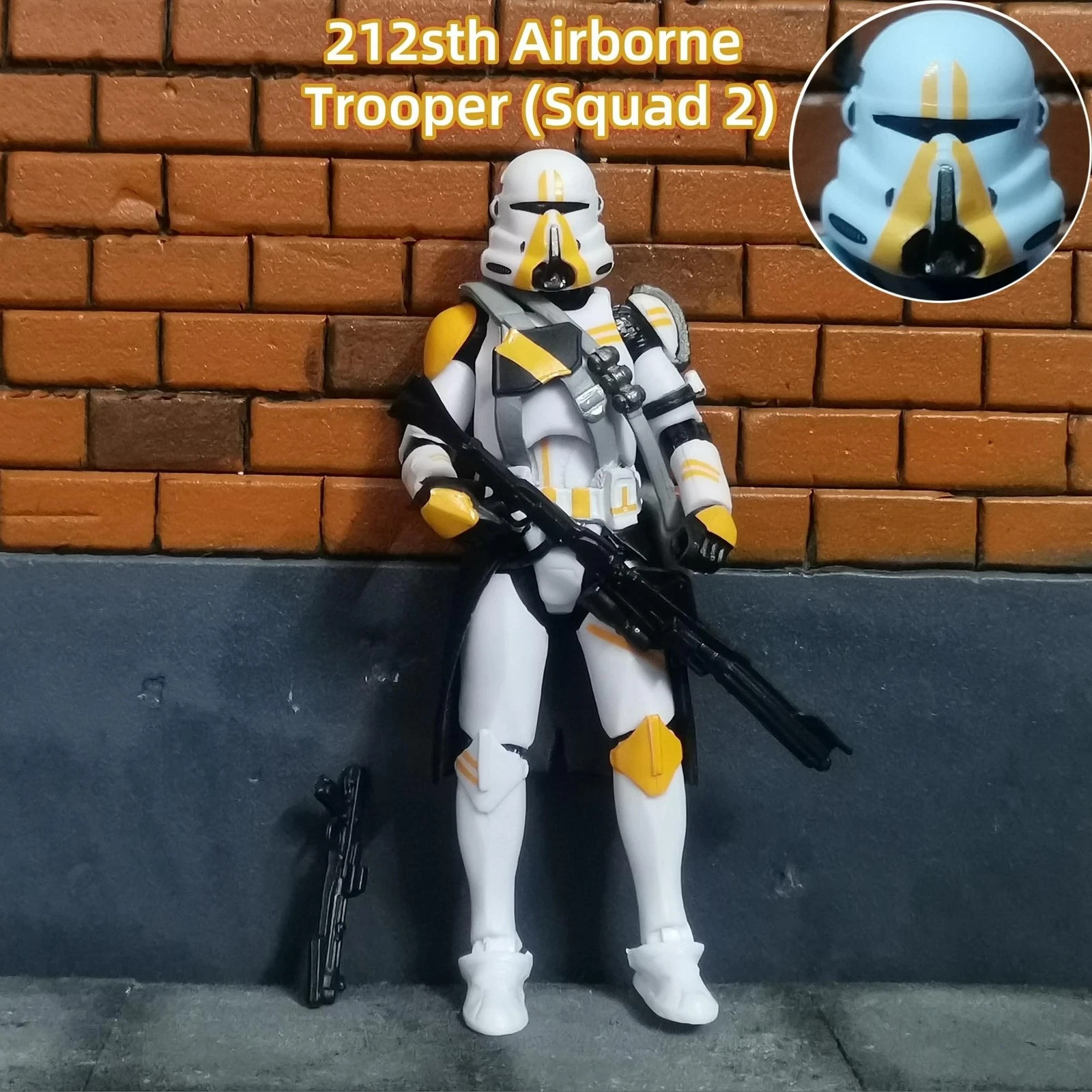 3.75 Inch Clone Trooper 1/18 501st 187th Legion Shock Action