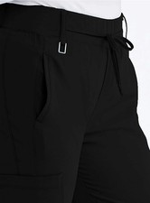 GREYS ANANTOMY SIGNATURE WOMEN CARGO SCRUB PANTS IN BLACK IN ALL SIZES 2218 NWT