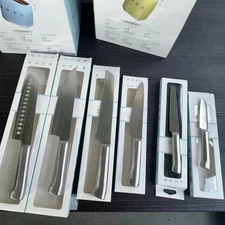 SMEG 6-Piece knife set stainless steel NEW - FAST SHIPPING DHL EXPRESS