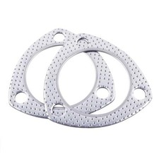 Exhaust Flange Gasket 2.25-inch 2Pcs 3-Bolt for Multipurpose Manifold 3-ID2.25