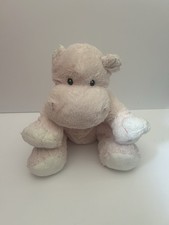 Peluche Animal Alley Hipopótamo Floppy Rosa Peluche Suave Lovey Toys R Us 11" T6