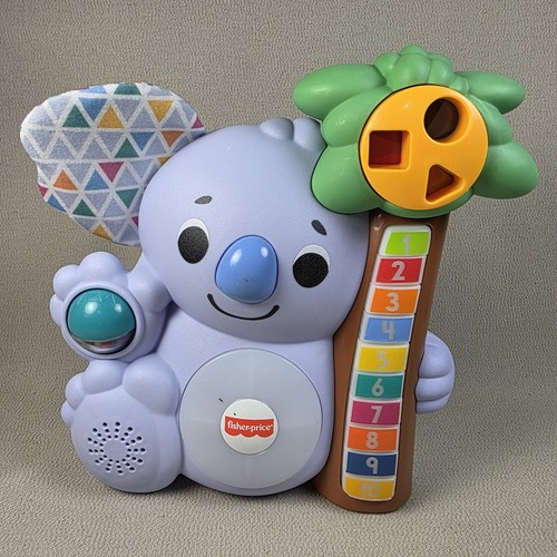 Fisher Price Mattel Linkables Koala Bear Learning Toy Baby Infant Interactive 