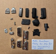 MPC RAMCHARGERS FUNNY CAR ENGINE NO INST! 1/25 (NO TRANSMISSION, HEADERS)