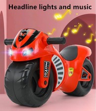 Kids Ride On Push Motorcycle Bike Toddler Balance Toy My First Moto Xmas Gift