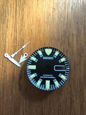 Original Seiko Black Monster 1st Gen Dial and Hands Set - Gen SKX779 OEM