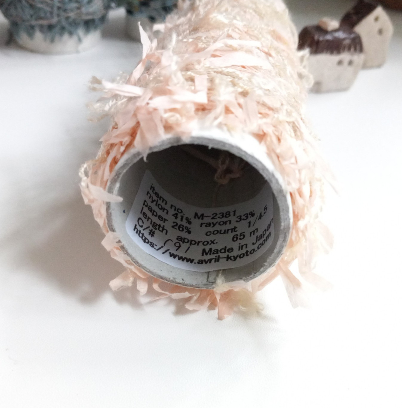 AVRIL Kyoto Yarn Lot 5 Minicones + 3 Daiso Yarns – Japanese Craft DIY