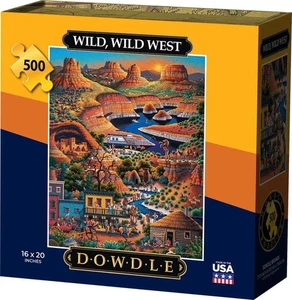 Dowdle jigsaw puzzle, Wild, Wild West, 500 pcs