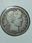 1909 Philadelphia - Barber Quarter 25 Cents  - #BQ08
