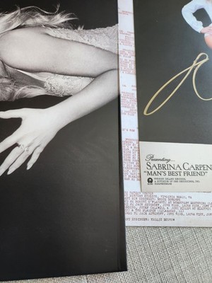 Sabrina Carpenter Signed Man's Best Friend D2C ALTERNATE