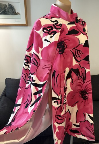 SONIA STRADIOTTO COUTURE - Vintage Mid Length A-Line Belted Cape - Size 38 (10) - Picture 10 of 15