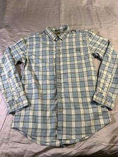 Eddie Bauer Men's Classic Fit Button-Down Shirt Long Sleeve Plaid Size TL Large