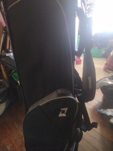 OGIO Stand Golf Bag~Woode System 8 Way Divider~Double Strap~Ball Pocket~Black - Picture 5 of 8