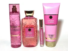 4 Bath & Body Works COVERED IN ROSES Body Cream Mist Shower Gel Perfume NEW