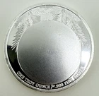 Merry Christmas One Troy Ounce .999 Fine Silver Round Coin