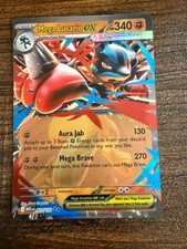 Mega Lucario ex 077/132 Pokemon Card- Near Mint- Mega Evolution