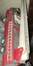 Tonka Vintage Tin Fire Truck Toy Red with Ladder