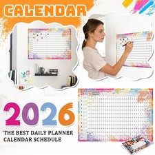 2026 Wall Calendar With 4 Page Labels  10 Wall Stickers Lightweight And Easy