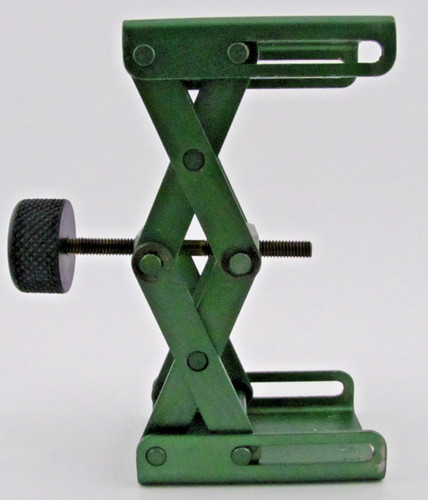 Rudolf Grauer SwissBoy Model 100 Lab Jack Green Platform 50×40mm Aluminum
