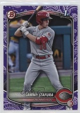 2025 Bowman Prospects Purple Pattern 117/199 Sammy Stafura #BP-100 0q3