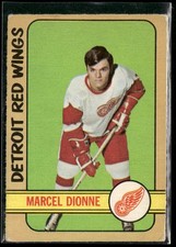 1972-73 O-Pee-Chee Marcel Dionne #8 Detroit Red Wings
