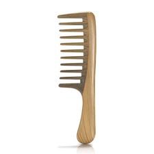 Wide Tooth Comb, Extra Large Natural Sandalwood Wide Tooth Comb Detangler for...