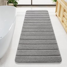 Long Bathroom Rugs Runner, 24" x 60" Large Bath Rug Non Slip Washable, Absorb...