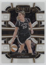 2024 Panini Select WNBA Concourse White Prizm 29/99 Kate Martin Rookie RC ux8