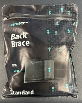 coretech 625 Back Brace SUP2073BLKL Fits STANDARD Waist Sizes 26'' - 44'' Pain NEW