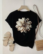 Sunflower Printed roundneck short sleeve unis...