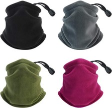 Fleece Neck Warmer Gaiter Balaclava Face Mask Winter Ski Tube Scarf Soft Bandana