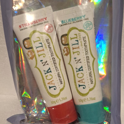 Jack N' Jill Natural Certified Kids Toothpaste Fluoride-Free 50g Strawberry