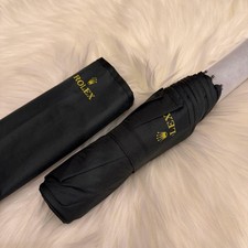 ROLEX Folding Umbrella Novelty Brand Unused Jump Open Luxury Accessory New