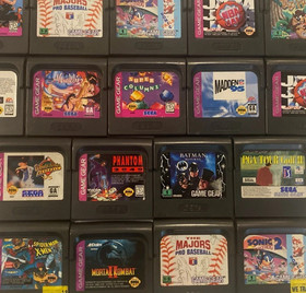 Sega Game Gear GG Games Carts Tested - U Pick & Choose A - Z + Console and Shell
