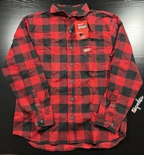 Milwaukee Men's Red GRIDIRON Flannel Shirt M551R-L/ M551R-XL
