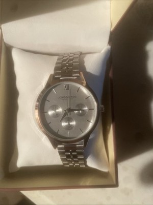 London Fog | Silver | Unisex Wristwatch | LF061SS | Westminster bracelet NEW