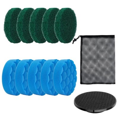 Electric Spin Scrubber Replacement Brush Heads Set, 10 Piece Replacement Brus...
