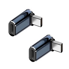 2 Pack iPhone 15 Lightning Female to USB C Male Adapter, 35W 2 Pack/T, Blue